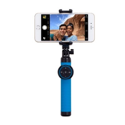Селфи-монопод Momax SelfieHero 150cm with Bluetooth Black/Blue (KMS8D)