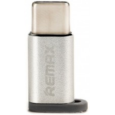 Переходник Remax RA-USB1 MicroUSB to Type-C Silver