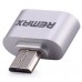 Переходник Remax OTG Micro-USB RA-OTG Silver
