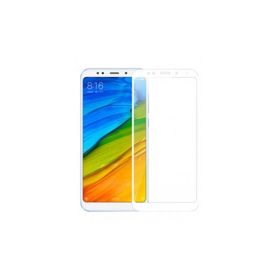 Защитное стекло Full Cover для XIAOMI Redmi 5 Plus Белое
