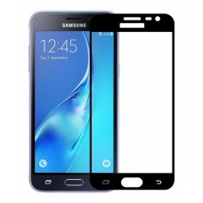 Защитное стекло Full Cover для Samsung Galaxy J3 2016 Черное