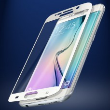 Защитное стекло 0.3 mm с изогнутыми краями для Samsung Galaxy S6 edge White