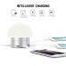 Сетевое зарядное устройство AWEI C910 LED lamp with 6 USB ports Rose Gold