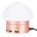 Сетевое зарядное устройство AWEI C910 LED lamp with 6 USB ports Rose Gold