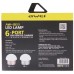 Сетевое зарядное устройство AWEI C910 LED lamp with 6 USB ports Rose Gold