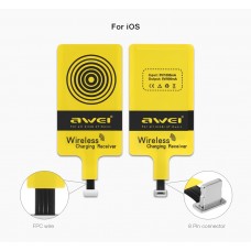 Qi приемники для беспроводной зарядки Awei I6 Wireless lightning for IPhone (0.8A)