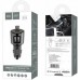FM-трансмиттер + АЗУ  Hoco E19 Bluetooth Metal Gray