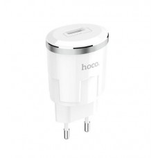 Сетевое зарядное устройство Hoco C37A Thunder (1USB, 2.4A) White
