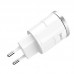 Сетевое зарядное устройство Hoco C37A Thunder c кабелем Lightning (1USB, 2.4A) White