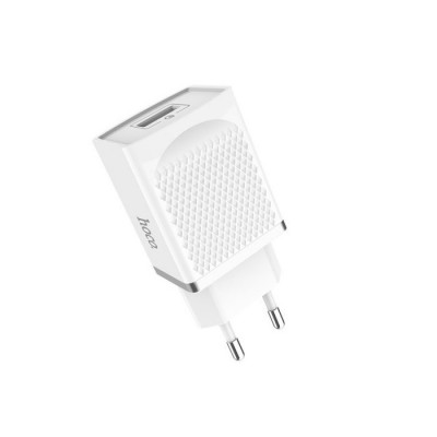 Сетевое зарядное устройство Hoco C42A Vast power Quick Charge 3.0 (1USB, 3.0A) White