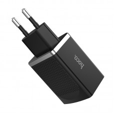 Сетевое зарядное устройство Hoco C43A (2USB, 2.4А) Black