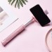 Монопод для селфи Hoco K10A Magnificent Bluetooth Pink