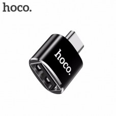 Переходник Hoco UA5 Type-C to USB Black