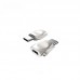 Переходник Hoco UA8 microUSB to Type-C Pearl nicke