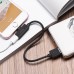 Переходник Hoco LS9 brilliant digital audio charging cable for lightning 1.2M Black
