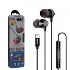 Наушники с микрофоном Remax RM-560 Type-C Black