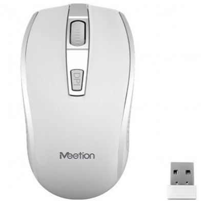 Беспроводная мышка оптическая Meetion MT-R560 Wireless Mouse 2.4G White