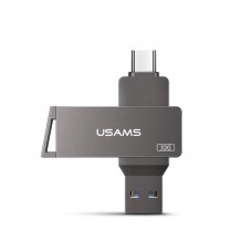 Флешка USAMS US-ZB200 Type-C OTG USB3.0 для MacBook, телефона, ПК Rotatable High Speed Flash Drive 32G