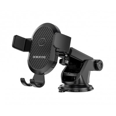 Автомобильный держатель на присоске Borafone BH39 Amazing bay one touch Black
