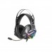 Игровые наушники для ПК Remax RM-810 Wargod Series Gaming Headphone с микрофоном и LED подсветкой Grey