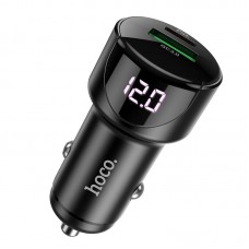 Автомобильное зарядное устройство с быстрой зарядкой Hoco Z42 Power Delivery 20W QC3.0 Black