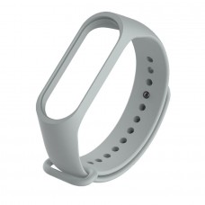 Силиконовый ремешок для фитнес браслета Xiaomi Mi Band 5 Grey