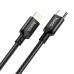 Кабель Hoco X14 Type-C to Lightning Double Speed (20W, PD) 2m Black