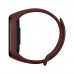 Силиконовый ремешок для фитнес браслета Xiaomi Mi Band 3/4 Wine Red