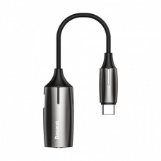 Переходник Baseus 2-in-1 L60S с Type-C на Type-C и 3.5mm Adapter Tarnish
