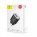 Сетевое зарядное устройство Baseus Mirror Lake Intelligent Digital Display (3USB, 3.4A) Black
