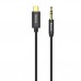 Переходник Baseus Yiven Type-C male To AUX M01 Black