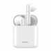 Беспроводные Bluetooth наушники Baseus Encok W09 TWS White