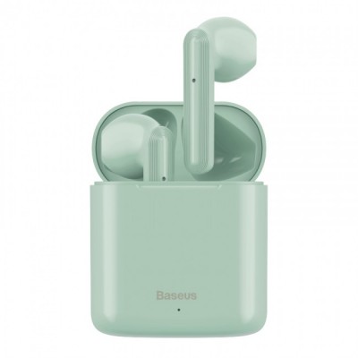 Беспроводные Bluetooth наушники Baseus Encok W09 TWS Green