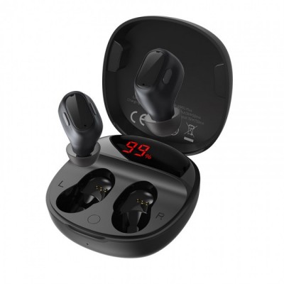 Беспроводные Bluetooth наушники Baseus Encok True Wireless Earphones WM01 Plus Black