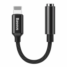 Аудио переходник для iPhone с Lightning на 3.5mm Baseus L3.5 Black