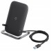 Беспроводная зарядка Baseus Rib Horizontal and Vertical Holder Wireless Charging 15W Black