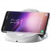 Беспроводная зарядка Baseus Silicone Horizontal Desktop Wireless Charger White