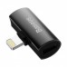 Переходник Baseus L46 Lightning to Dual Lightning digital audio converter Black