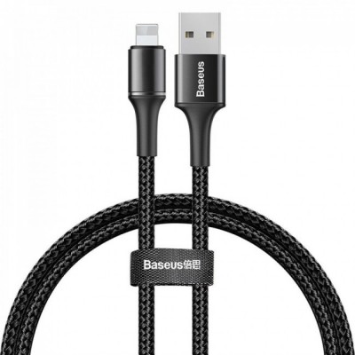 Кабель Baseus halo Lightning (2A) 3m Black