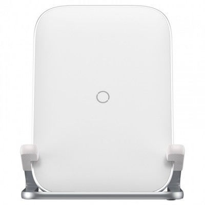 Беспроводная зарядка Baseus Rib Horizontal and Vertical Holder Wireless Charging 15W White
