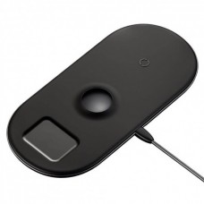 Беспроводное зарядное устройство (AirPower) Baseus Smart 3in1 Wireless (для Apple Watch, iPhone, AirPods) 18W MAX Black
