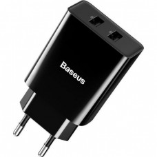 Сетевое зарядное устройство Baseus Speed Mini 2USB 10.5W Black