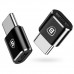 Переходник Baseus Female MicroUSB to Type-C Male Adapter Converter Black