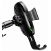 Автодержатель Baseus Wireless Charger Gravity Car Mount (osculum type) Black