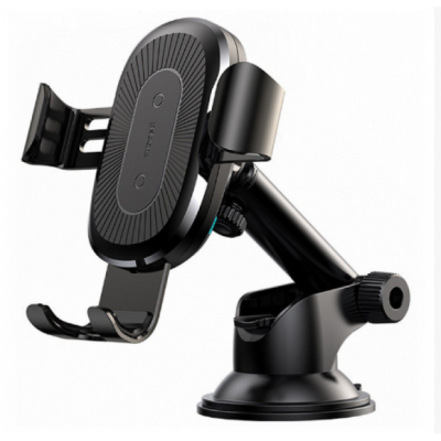 Автодержатель Baseus Wireless Charger Gravity Car Mount (osculum type) Black