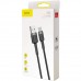 Кабель Type-C с оплеткой Baseus cafule for Type-C 2A 3m Black