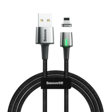 Кабель Baseus Zinc Magnetic Lightning (1.5A) 2m Black