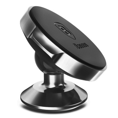 Автодержатель Baseus Small ears series Magnetic suction bracket (Vertical type) Black