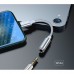 Аудио переходник для iPhone с Lightning на 3.5mm Baseus L3.5 White