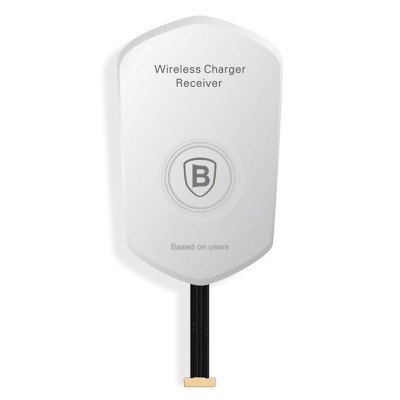 Приемник для БЗУ Baseus QI wireless Micro USB (1A) White